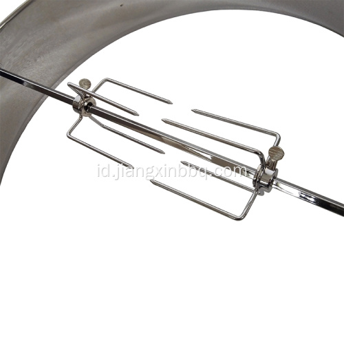 Cincin Rotisserie BBQ Arang Stainless Steel 22,5 &#39;&#39;